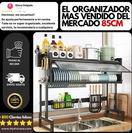 Escurridor loza con tapa de 85 Cm